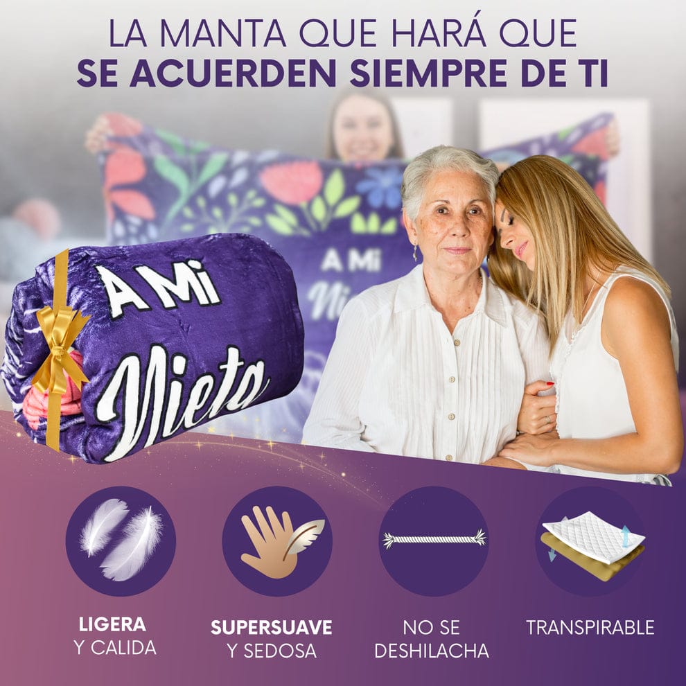 Manta Nube: Abrazo de Amor para tu Nieta