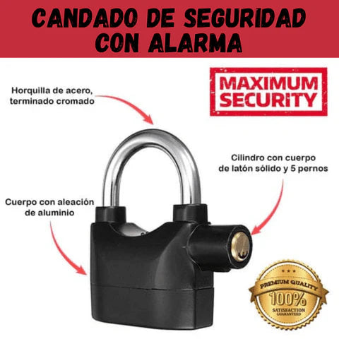 CANDADO IROGUARD PROTECCION  Y SEGURIDAD PARA TU MOTO Y BICICLETA.