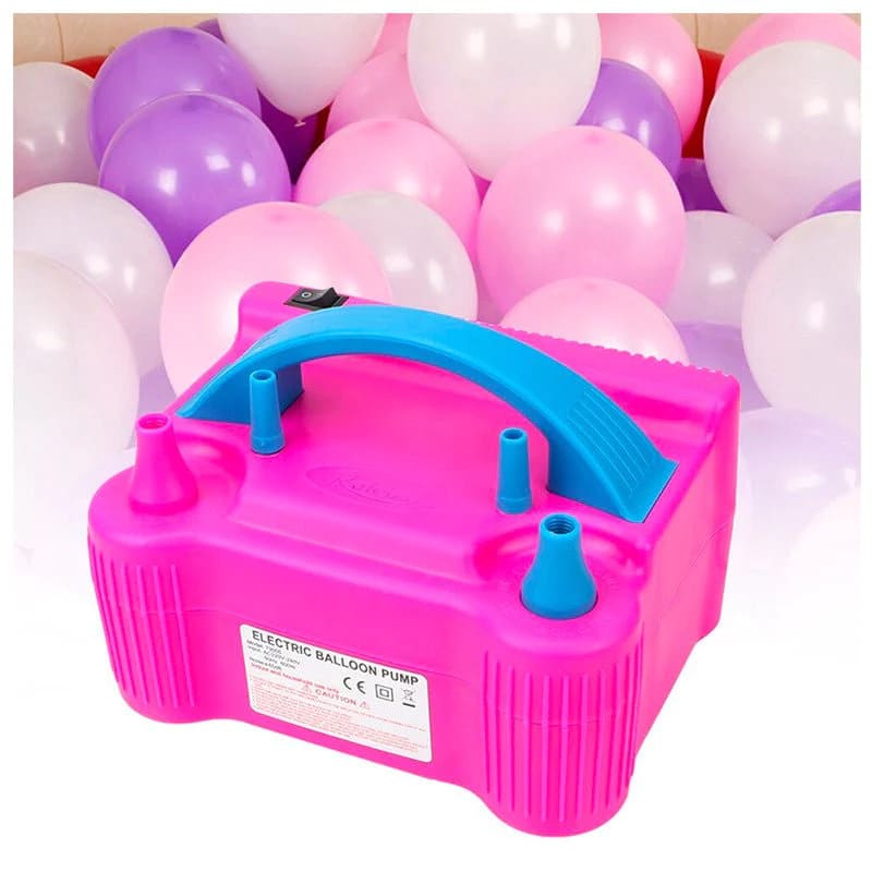 Inflador De Globos Eléctrico 2 Inyectores